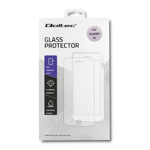 Qoltec Hartowane szkło ochronne PREMIUM do Huawei Y6 Qoltec Hartowane szkło ochronne PREMIUM do Huawei Y6
