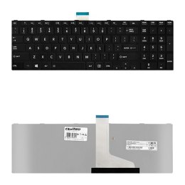 Qoltec Klawiatura do Toshiba Satellite C850 | L850 | czarny | +ramka matowa