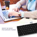 Qoltec Klawiatura do Toshiba Satellite C850 | L850 | czarny | +ramka