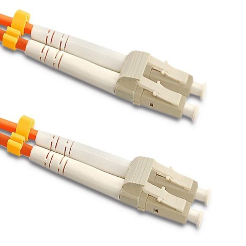 Qoltec Patchcord światłowodowy LC/UPC - LC/UPC | Multimode | 50/125 | OM2 | Duplex | 3m Qoltec Patchcord światłowodowy LC/UPC - LC/UPC | Multimode | 50/125 | OM2 | Duplex | 3m