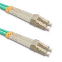Qoltec Patchcord światłowodowy LC/UPC - LC/UPC | Multimode | 50/125 | OM3 | Duplex | 10m Qoltec Patchcord światłowodowy LC/UPC - LC/UPC | Multimode | 50/125 | OM3 | Duplex | 10m