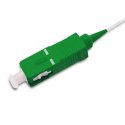 Qoltec Pigtail światłowodowy SC/APC | Singlemode | 9/125 | G652D | 1m