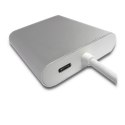 Adapter USB 3.1 typ C męski | VGA żeński + USB 3.0 A żeński + RJ45 żeński (1Gb/s) + PD Adapter USB 3.1 typ C męski | VGA żeński + USB 3.0 A żeński + RJ45 żeński (1Gb/s) + PD