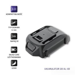 Qoltec Akumulator do AL-KO/Worx WA3512 | 18V