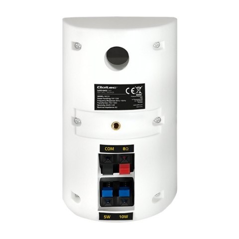 Qoltec Dwudrożny głośnik naścienny RMS 10W | 15cm | 8 Om | TRAFO | Biały Qoltec Dwudrożny głośnik naścienny RMS 10W | 15cm | 8 Om | TRAFO | Biały