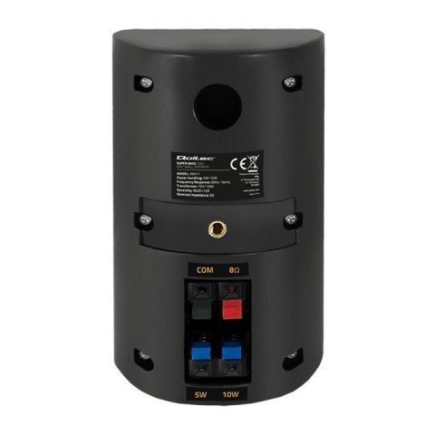 Qoltec Dwudrożny głośnik naścienny RMS 10W | 15cm | 8 Om | TRAFO | czarny Qoltec Dwudrożny głośnik naścienny RMS 10W | 15cm | 8 Om | TRAFO | czarny