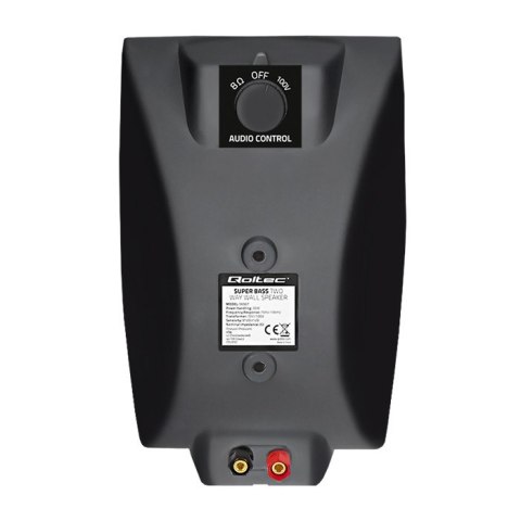 Qoltec Dwudrożny głośnik naścienny RMS 30W | 25cm | 8 Om | TRAFO | czarny Qoltec Dwudrożny głośnik naścienny RMS 30W | 25cm | 8 Om | TRAFO | czarny