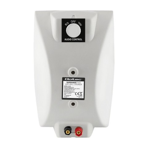 Qoltec Dwudrożny głośnik naścienny RMS 35W | 30cm | 8 Om | TRAFO | biały Qoltec Dwudrożny głośnik naścienny RMS 35W | 30cm | 8 Om | TRAFO | biały