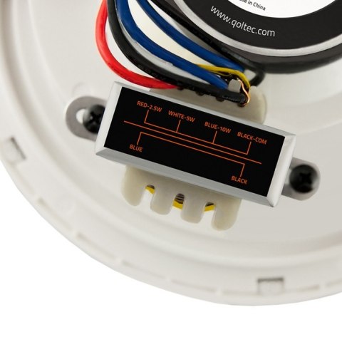 Qoltec Głośnik sufitowy RMS 10W | 16cm | 8 Om | TRAFO | Biały Qoltec Głośnik sufitowy RMS 10W | 16cm | 8 Om | TRAFO | Biały