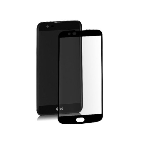 Qoltec Hartowane szkło ochronne PREMIUM do LG K10 | CZARNE Qoltec Hartowane szkło ochronne PREMIUM do LG K10 | CZARNE