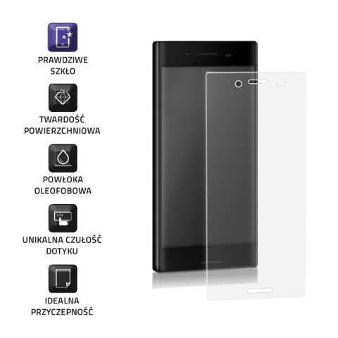 Qoltec Hartowane szkło ochronne PREMIUM do Sony Xperia XZ | PEŁNE Qoltec Hartowane szkło ochronne PREMIUM do Sony Xperia XZ | PEŁNE