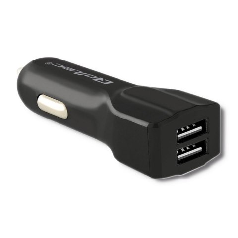 Qoltec Inteligentna Ładowarka samochodowa 12-24V | 17W | 5V | 3.4A | 2xUSB Qoltec Inteligentna Ładowarka samochodowa 12-24V | 17W | 5V | 3.4A | 2xUSB