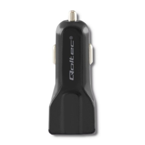 Qoltec Inteligentna Ładowarka samochodowa 12-24V | 17W | 5V | 3.4A | 2xUSB Qoltec Inteligentna Ładowarka samochodowa 12-24V | 17W | 5V | 3.4A | 2xUSB