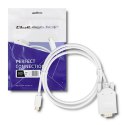 Qoltec Kabel USB 3.1 typ C męski/ VGA męski | FULL HD | Alternate mode | 1m Qoltec Kabel USB 3.1 typ C męski/ VGA męski | FULL HD | Alternate mode | 1m