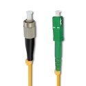 Qoltec Patchcord światłowodowy FC/UPC - SC/APC | Singlemode | 9/125 | G652D | Simplex | 15m