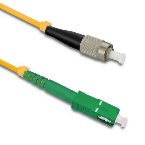 Qoltec Patchcord światłowodowy FC/UPC - SC/APC | Singlemode | 9/125 | G652D | Simplex | 5m Qoltec Patchcord światłowodowy FC/UPC - SC/APC | Singlemode | 9/125 | G652D | Simplex | 5m