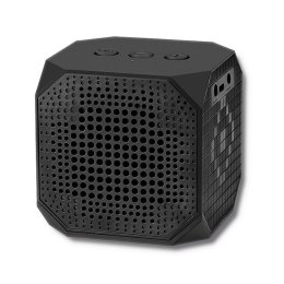 Qoltec Przenośny głośnik Bluetooth 3W | Double speaker | czarny
