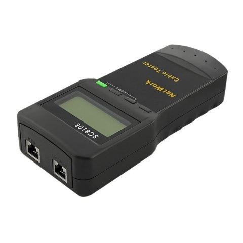Qoltec Tester okablowania LAN | RJ45 | RJ12 | BNC Qoltec Tester okablowania LAN | RJ45 | RJ12 | BNC