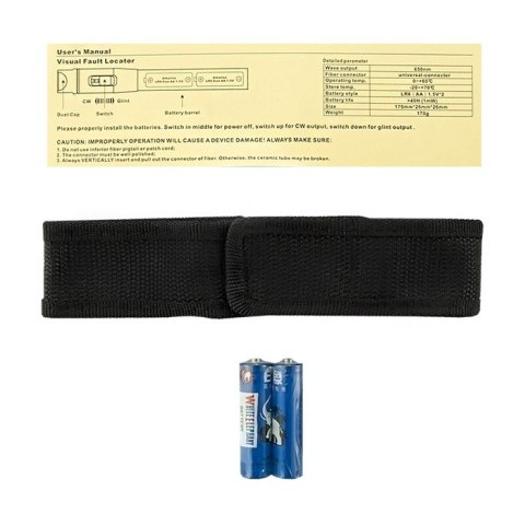 Qoltec Wizualny lokalizator uszkodzeń optycznych | 1mW Qoltec Wizualny lokalizator uszkodzeń optycznych | 1mW