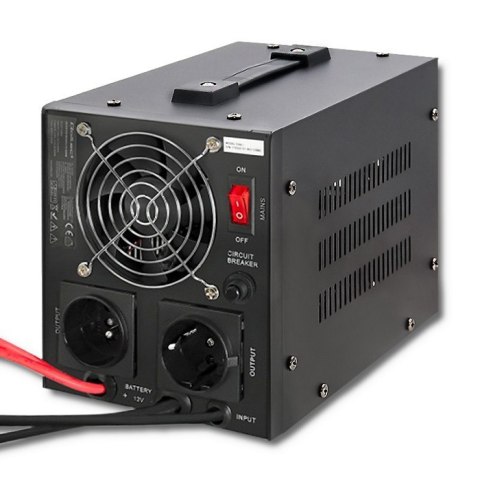 Qoltec Zasilacz awaryjny Pure Sine Wave | 500VA | 12V