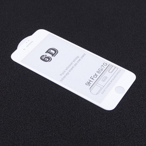 Qoltec Hartowane szkło ochronne PREMIUM do Apple iPhone 8 | 6D | PEŁNE | BIAŁE Qoltec Hartowane szkło ochronne PREMIUM do Apple iPhone 8 | 6D | PEŁNE | BIAŁE