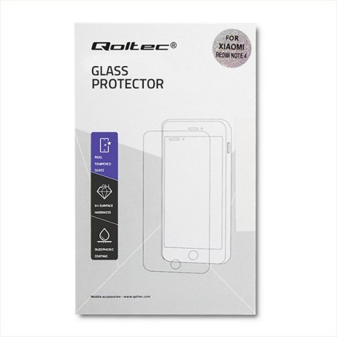 Qoltec Hartowane szkło ochronne PREMIUM do Xiaomi Redmi Note 4 | CZARNE | PEŁNE Qoltec Hartowane szkło ochronne PREMIUM do Xiaomi Redmi Note 4 | CZARNE | PEŁNE