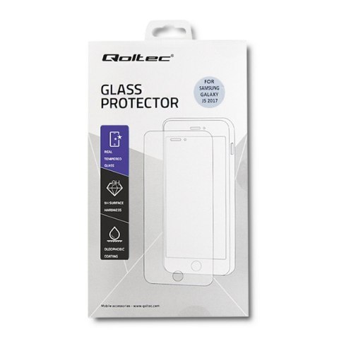 Qoltec Hartowane szkło ochronne na Samsung J5 2017 | PEŁNE Qoltec Hartowane szkło ochronne na Samsung J5 2017 | PEŁNE