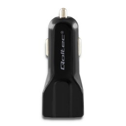 Qoltec Inteligentna Ładowarka samochodowa 12-24V | 12W | 5V | 2.4A | USB