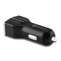 Qoltec Inteligentna Ładowarka samochodowa 12-24V | 30W | 5V | 3A | USB+USB Quick Charge 3.0 Qoltec Inteligentna Ładowarka samochodowa 12-24V | 30W | 5V | 3A | USB+USB Quick Charge 3.0