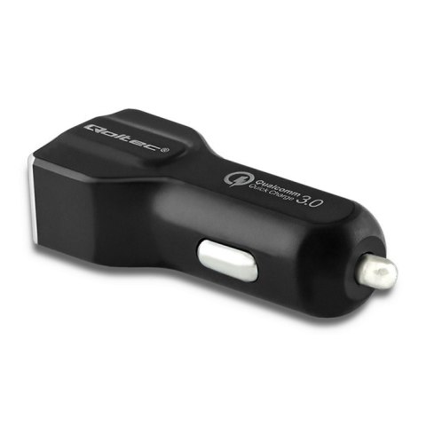 Qoltec Inteligentna Ładowarka samochodowa 12-24V | 30W | 5V | 3A | USB+USB Quick Charge 3.0 Qoltec Inteligentna Ładowarka samochodowa 12-24V | 30W | 5V | 3A | USB+USB Quick Charge 3.0