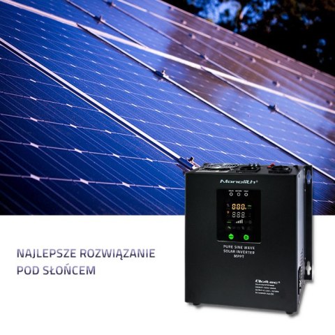 Qoltec Inwerter solarny Pure Sine Wave 1000 | 20A Qoltec Inwerter solarny Pure Sine Wave 1000 | 20A