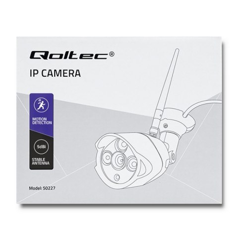 Qoltec Kamera zewnętrzna IP | HD | IR | WiFi | noc/dzień Qoltec Kamera zewnętrzna IP | HD | IR | WiFi | noc/dzień