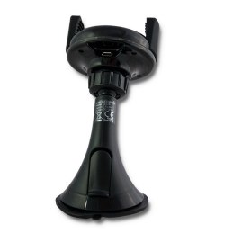 Qoltec Ładowarka indukcyjna + Ładowarka samochodowa | Qualcomm QuickCharge 3.0 12-24V | 3A | USB