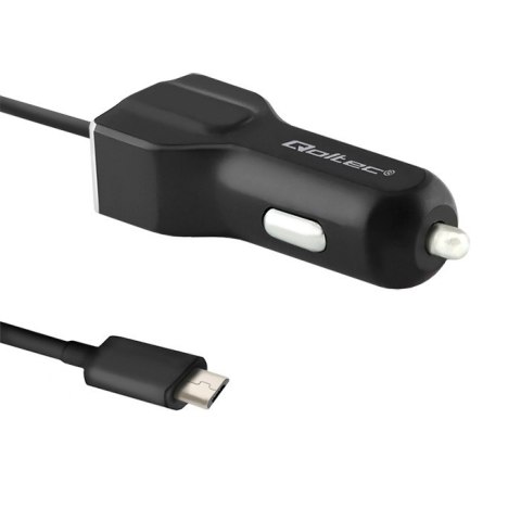 Qoltec Ładowarka samochodowa 12-24V | 17W | 5V | 3.4A | USB + kabel Micro USB Qoltec Ładowarka samochodowa 12-24V | 17W | 5V | 3.4A | USB + kabel Micro USB