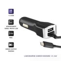 Qoltec Ładowarka samochodowa 12-24V | 17W | 5V | 3.4A | USB + kabel Micro USB Qoltec Ładowarka samochodowa 12-24V | 17W | 5V | 3.4A | USB + kabel Micro USB