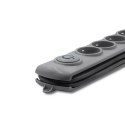 Qoltec Listwa antyprzepięciowa | 6 gniazd | 3m Qoltec Listwa antyprzepięciowa | 6 gniazd | 3m