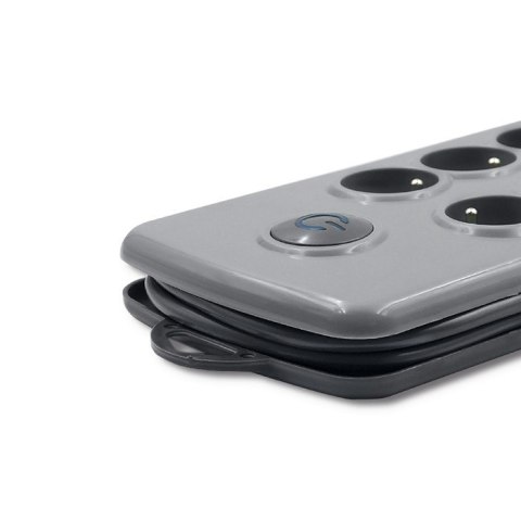 Qoltec Listwa antyprzepięciowa | 8 gniazd | 2.5m Qoltec Listwa antyprzepięciowa | 8 gniazd | 2.5m