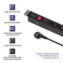 Qoltec Listwa zasilająca antyprzepięciowa CB do szafy RACK 19" | 1U | 16A | PDU | 6xSCHUKO | 2m Qoltec Listwa zasilająca antyprzepięciowa CB do szafy RACK 19" | 1U | 16A | PDU | 6xSCHUKO | 2m