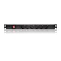 Qoltec Listwa zasilająca antyprzepięciowa CB do szafy RACK 19" | 1U | 16A | PDU | 6xSCHUKO | 2m Qoltec Listwa zasilająca antyprzepięciowa CB do szafy RACK 19" | 1U | 16A | PDU | 6xSCHUKO | 2m