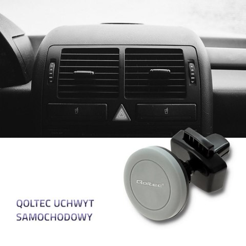 Qoltec Uchwyt samochodowy | magnetyczny | na kratkę | Czarny Qoltec Uchwyt samochodowy | magnetyczny | na kratkę | Czarny