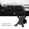 Qoltec Uniwersalny uchwyt samochodowy X-C | na kratkę | Czarny Qoltec Uniwersalny uchwyt samochodowy X-C | na kratkę | Czarny