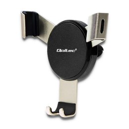 Qoltec Uniwersalny uchwyt samochodowy Y-CS | na kratkę | Czarno-szampański