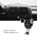 Qoltec Uniwersalny uchwyt samochodowy Y-CS | na kratkę | Czarno-szampański Qoltec Uniwersalny uchwyt samochodowy Y-CS | na kratkę | Czarno-szampański