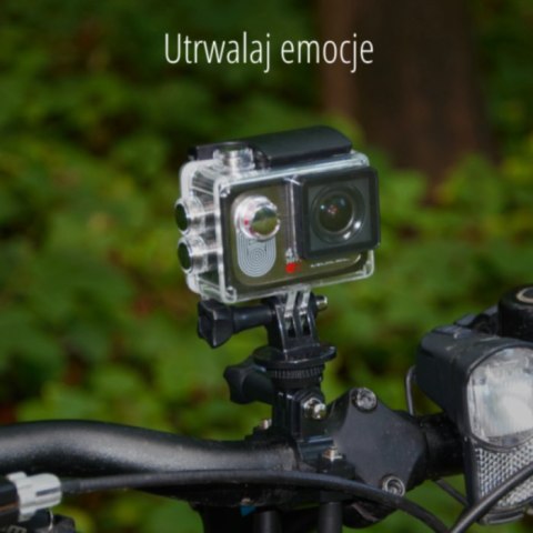 Qoltec Wodoodporna kamera sportowa 4K | LCD 2" | Wi-Fi | czarna Qoltec Wodoodporna kamera sportowa 4K | LCD 2" | Wi-Fi | czarna