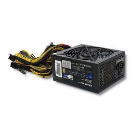Qoltec Zasilacz ATX 1600W | 80 Plus Gold | Gaming Miner