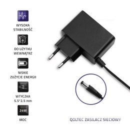 Qoltec Zasilacz wtyczkowy 24W | 12V | 2A | 5.5*2.5