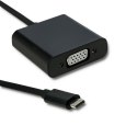 Adapter USB 3.1 typ C męski/VGA żeński | 1080P | 23 cm Adapter USB 3.1 typ C męski/VGA żeński | 1080P | 23 cm
