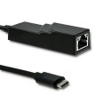 Adapter USB typ C męski/ RJ-45 żeński | 20cm Adapter USB typ C męski/ RJ-45 żeński | 20cm