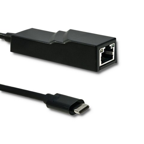 Adapter USB typ C męski/ RJ-45 żeński | 20cm Adapter USB typ C męski/ RJ-45 żeński | 20cm