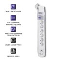 Listwa antyprzepięciowa Qoltec | 8xE, 2xUSB | 1.4m Listwa antyprzepięciowa Qoltec | 8xE, 2xUSB | 1.4m